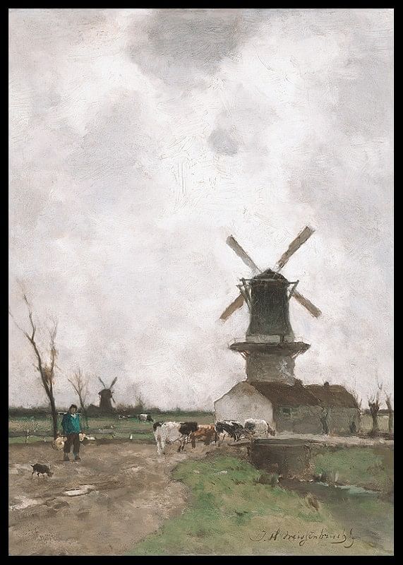 De Molen By Jan Hendrik Weissenbruch-12