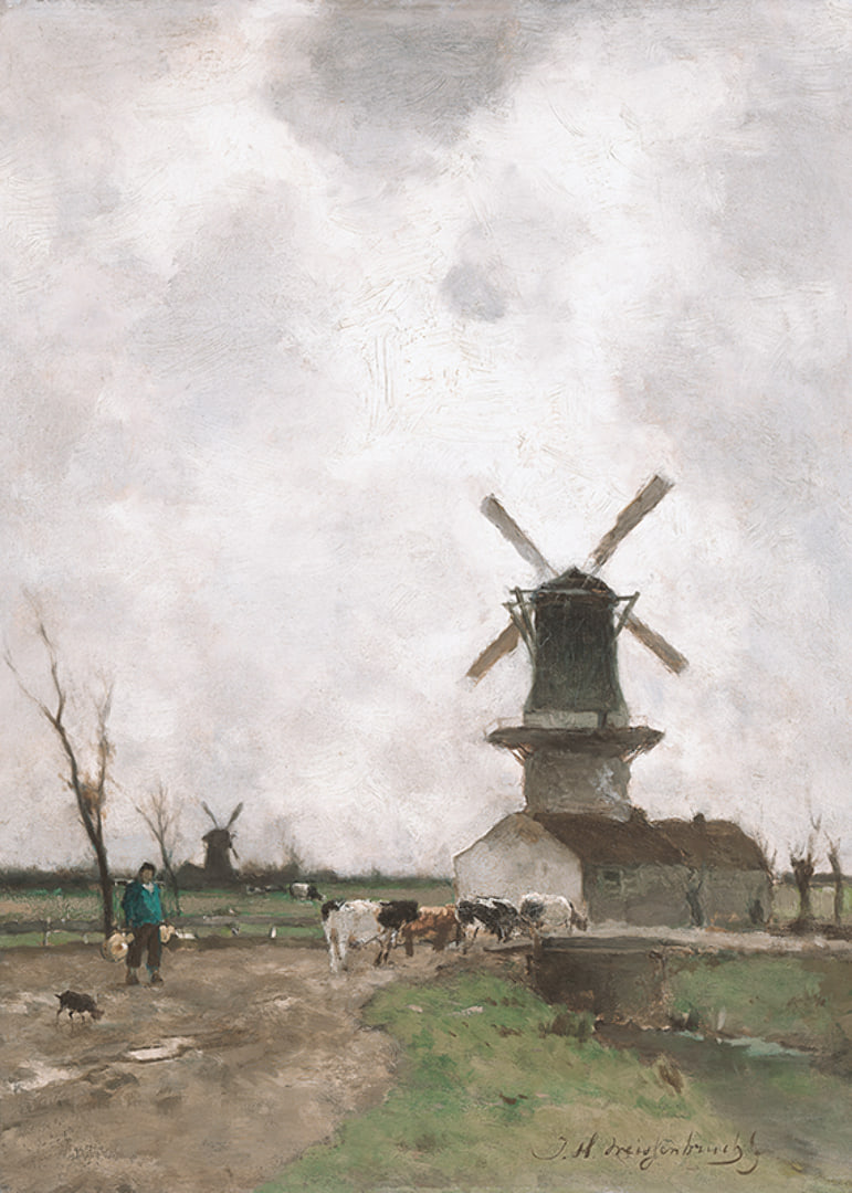 De Molen By Jan Hendrik Weissenbruch-12