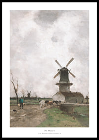 De Molen By Jan Hendrik Weissenbruch-0