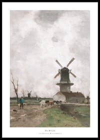 De Molen By Jan Hendrik Weissenbruch-0