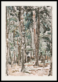 Bosgezicht By Wilhelmus Johannes Steenhoff-4