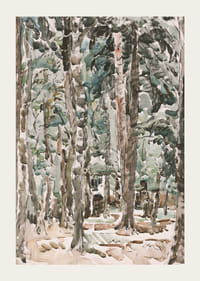 Bosgezicht By Wilhelmus Johannes Steenhoff-5