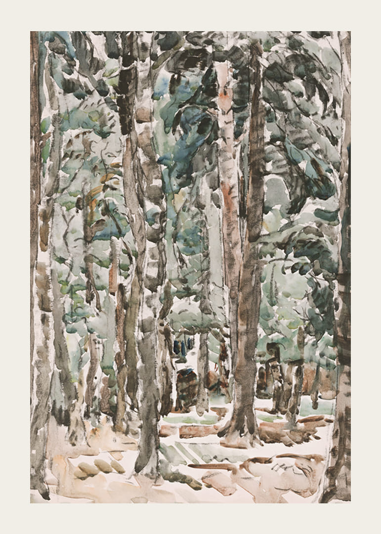 Bosgezicht By Wilhelmus Johannes Steenhoff-12