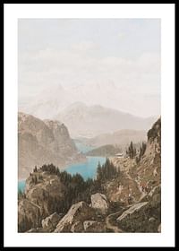 View Of The Königssee And The Untersberg By Josef von Schlögl-0