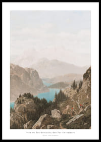 View Of The Königssee And The Untersberg By Josef von Schlögl-0