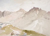 Little Cottonwood Canyon By Thomas Moran-9