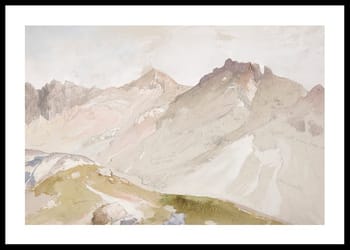 Plakatas Little Cottonwood Canyon By Thomas Moran