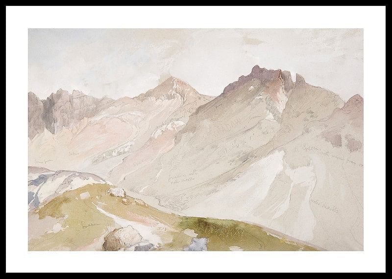 Little Cottonwood Canyon By Thomas Moran-12