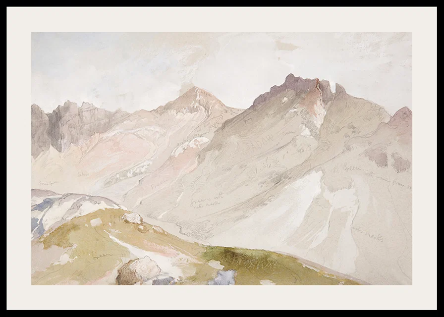 Little Cottonwood Canyon By Thomas Moran-12