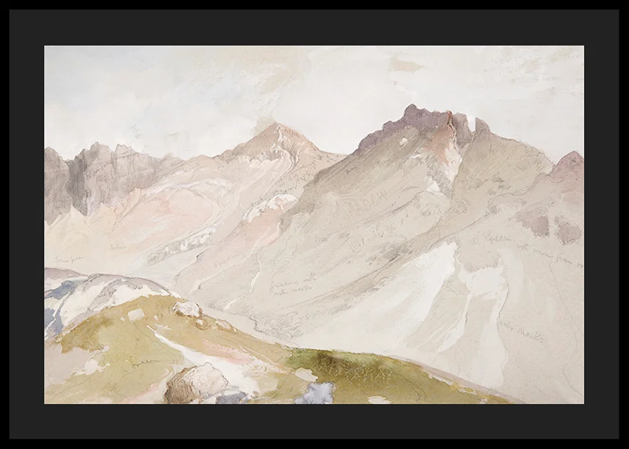 Little Cottonwood Canyon By Thomas Moran-12