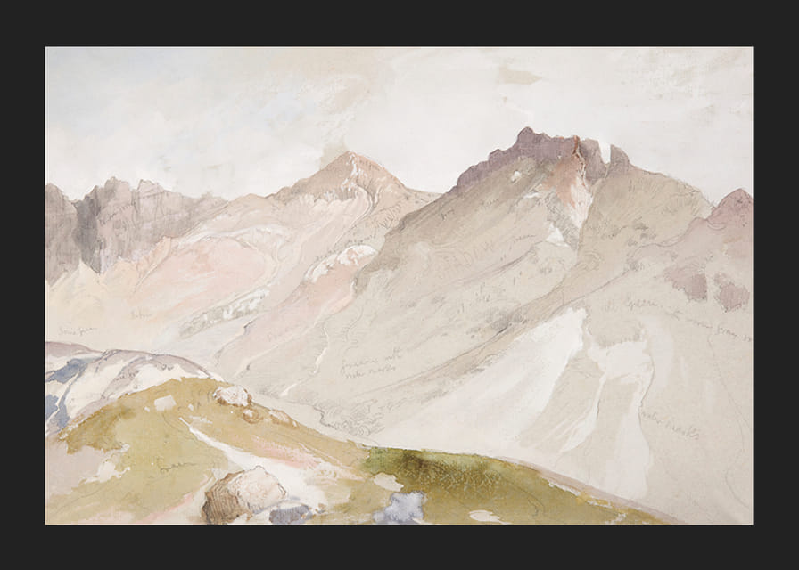 Little Cottonwood Canyon By Thomas Moran-12