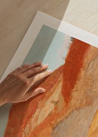 Drawing Hilly Landscape Autumn By Frederic Edwin Church-5