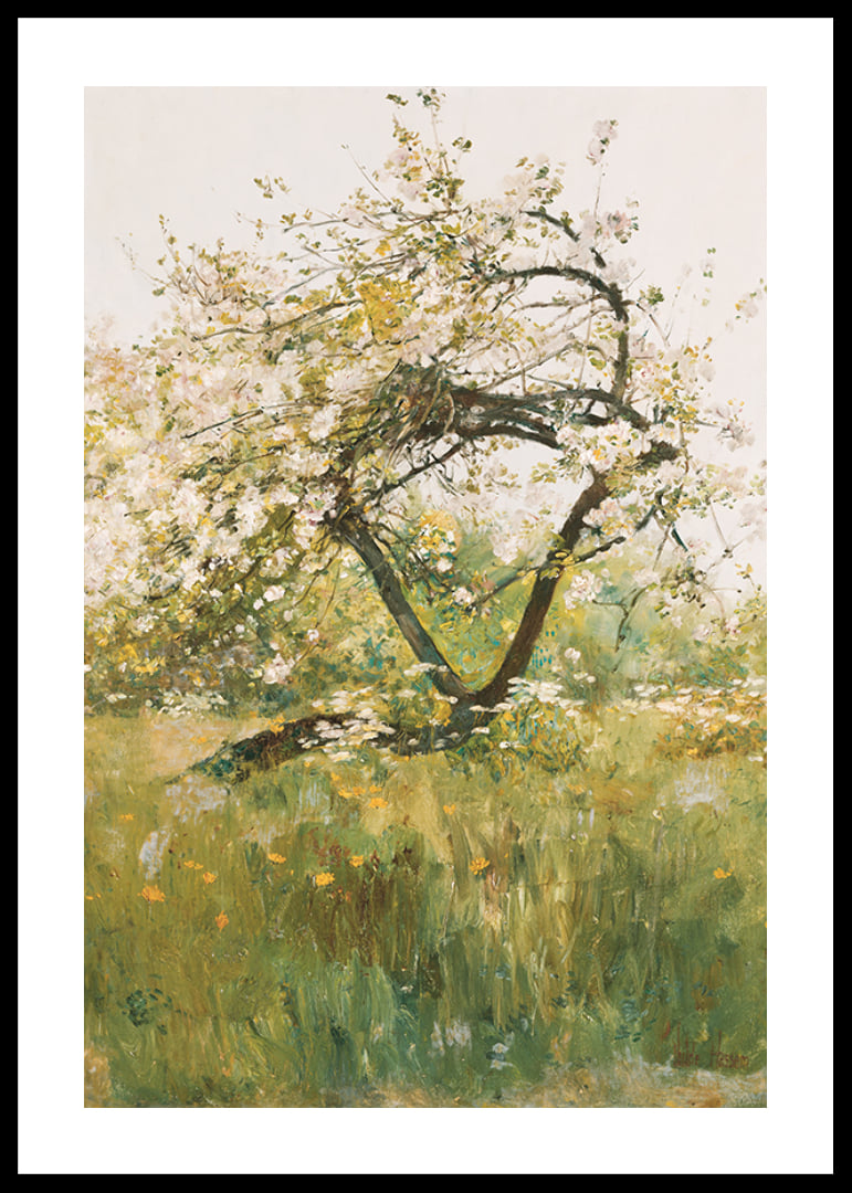 Peach Blossoms Villiers-le-Bel By Childe Hassam-12