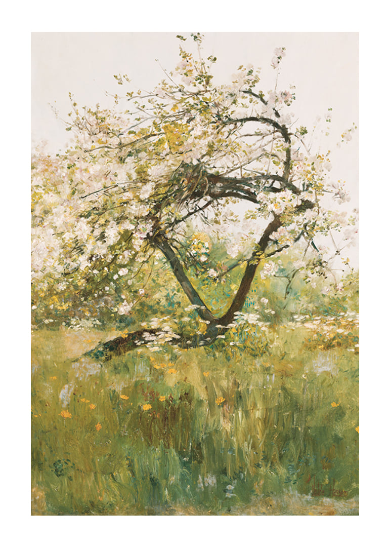 Peach Blossoms Villiers-le-Bel By Childe Hassam-12