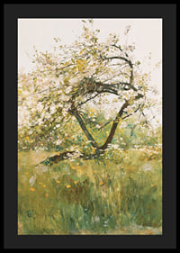 Peach Blossoms Villiers-le-Bel By Childe Hassam-6