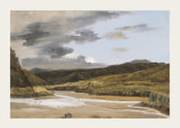 Plein-air Sketch Of A River By Jules Coignet-5