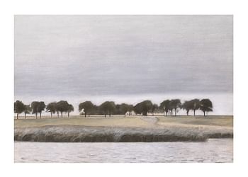 Poster Forstodie til Solregn Gentofte Sø By Vilhelm Hammershøi