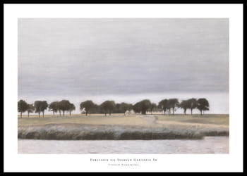 Poster Forstodie til Solregn Gentofte Sø By Vilhelm Hammershøi