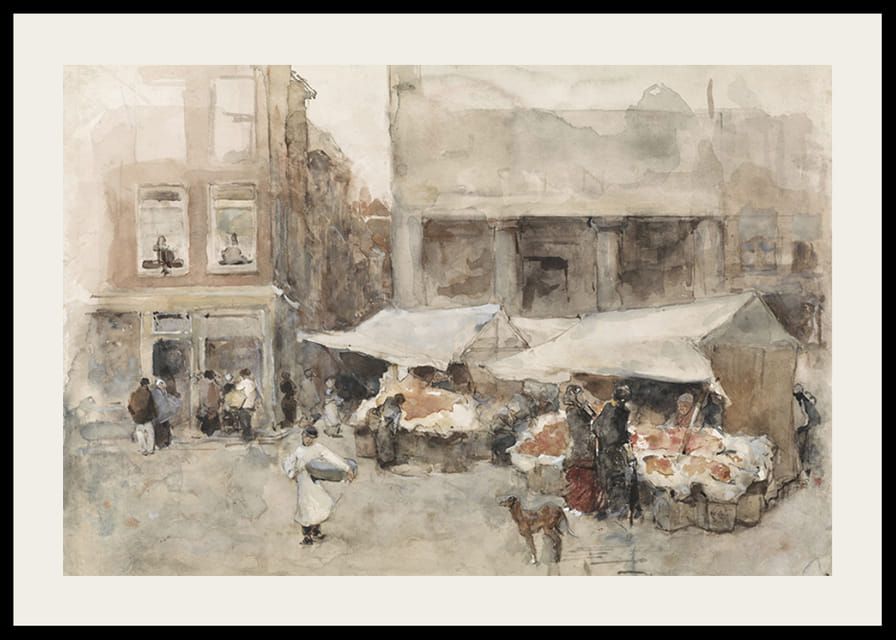 Markt Met Bloemenstalletjes By Floris Arntzenius-12