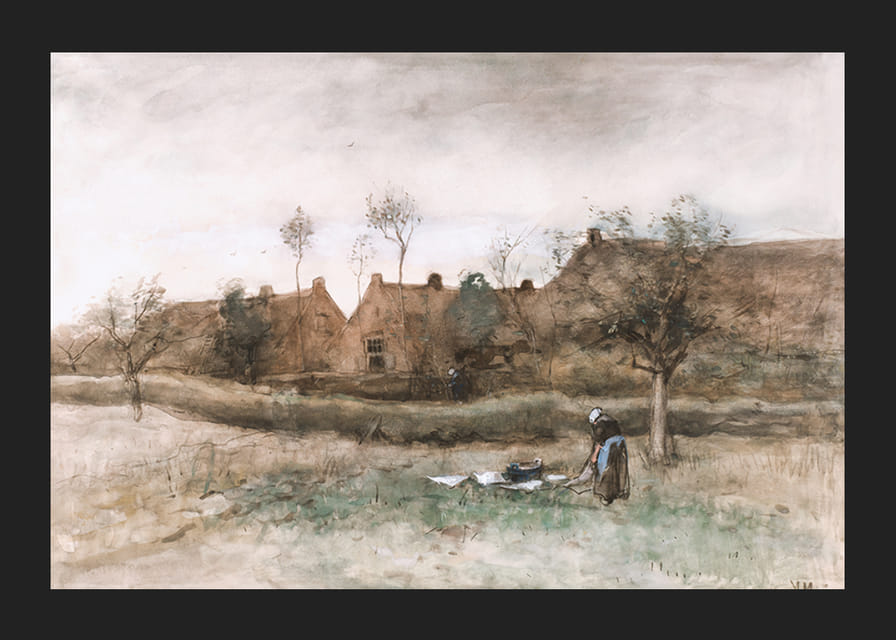 Bleekveldje By Anton Mauve-12