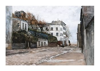 Poster Rue Gabrielle By Hugo Birger