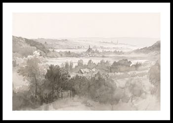 Póster Gezicht Op Een Dal By Willem Bodeman