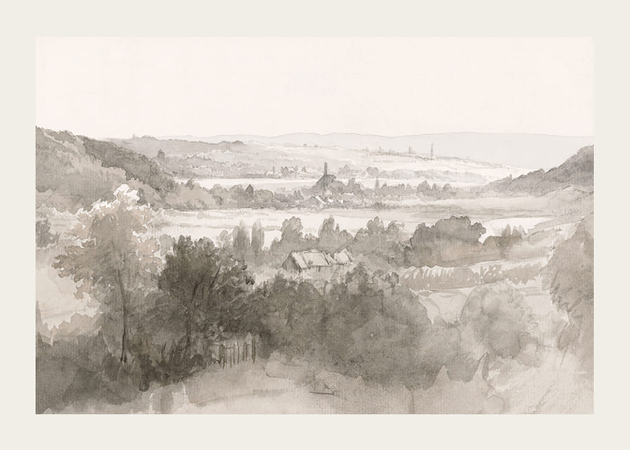 Gezicht Op Een Dal By Willem Bodeman-12