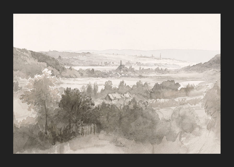 Gezicht Op Een Dal By Willem Bodeman-12