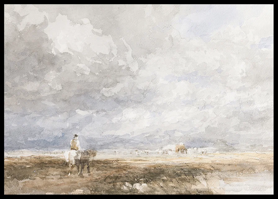 Going To The Hayfield By David Cox-12