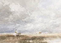 Going To The Hayfield By David Cox-9
