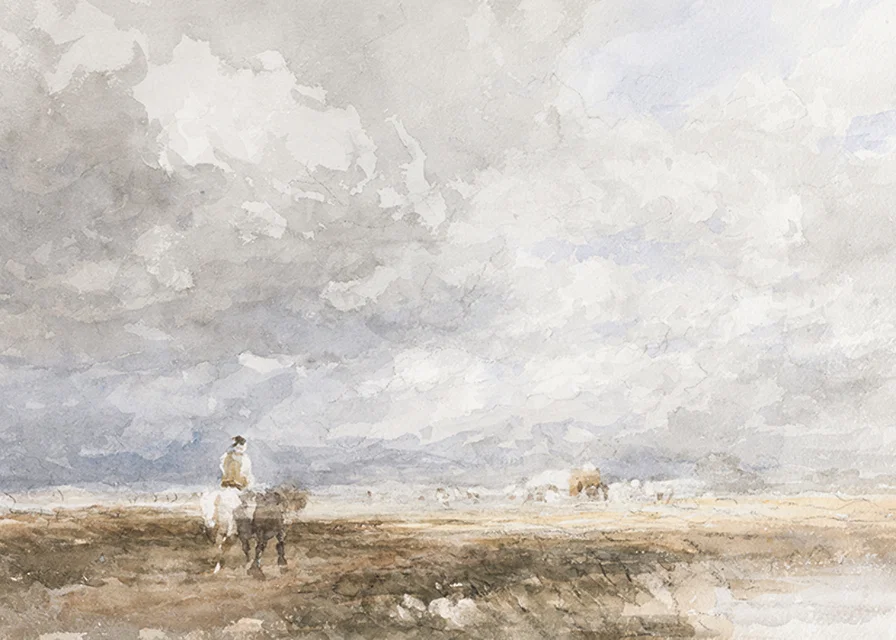 Going To The Hayfield By David Cox-12