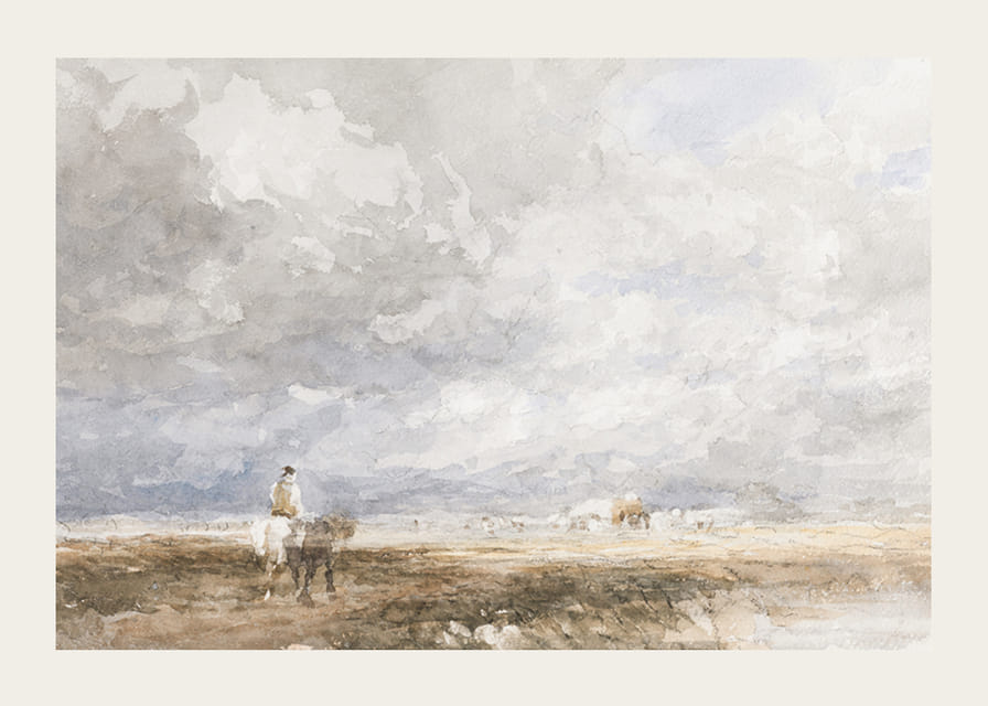Going To The Hayfield By David Cox-12