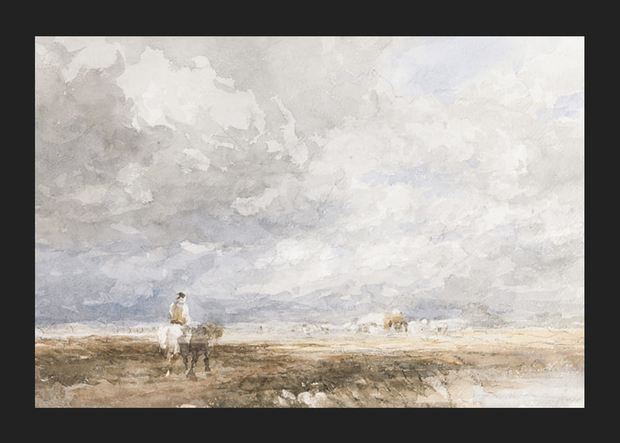 Going To The Hayfield By David Cox-12