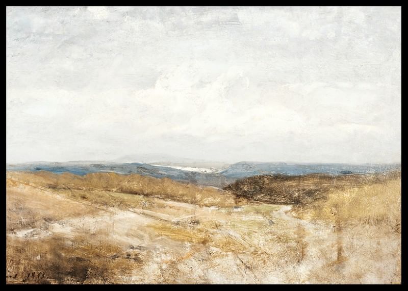 Paysage De Collines By Henri Harpignies-12