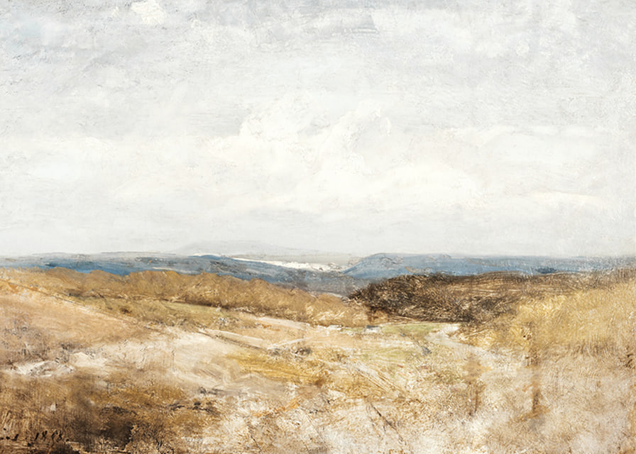Paysage De Collines By Henri Harpignies-12