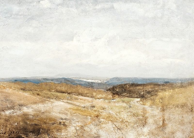 Paysage De Collines By Henri Harpignies-12