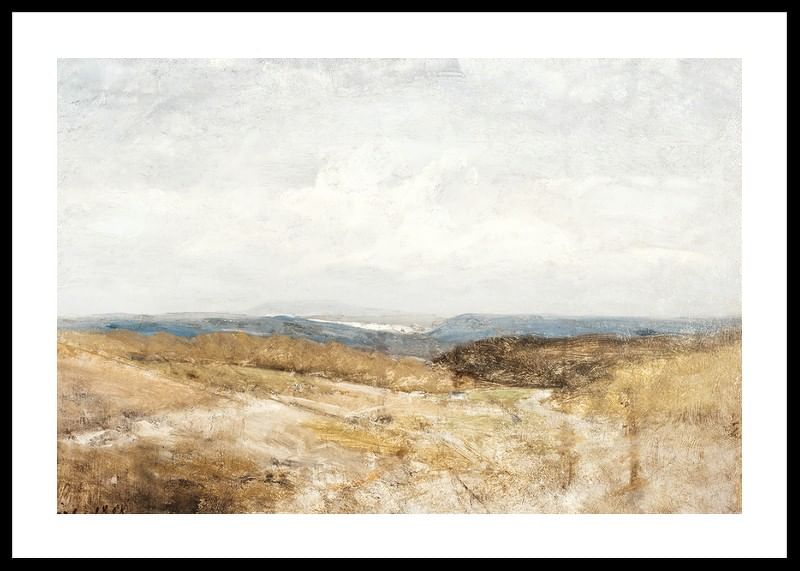 Paysage De Collines By Henri Harpignies-12