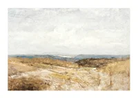 Paysage De Collines By Henri Harpignies-3