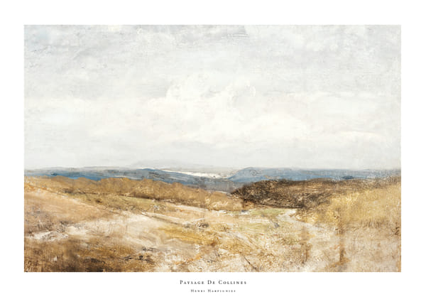 Plakatas Paysage De Collines By Henri Harpignies