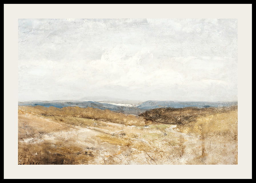 Paysage De Collines By Henri Harpignies-12