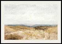 Paysage De Collines By Henri Harpignies-4