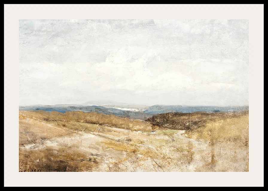 Paysage De Collines By Henri Harpignies-12
