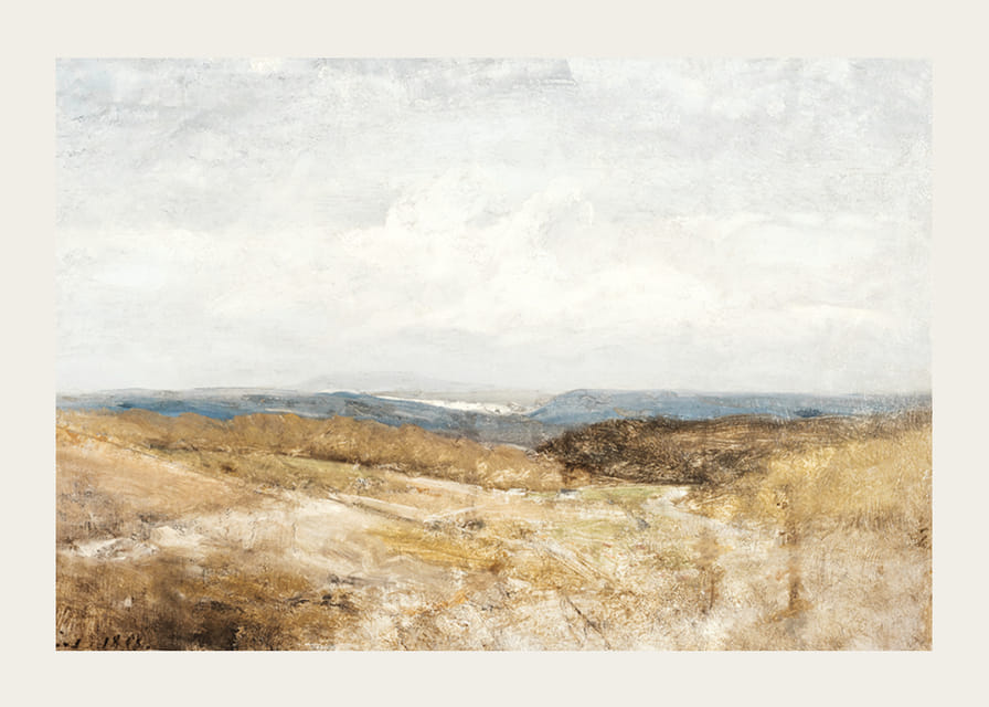 Paysage De Collines By Henri Harpignies-12