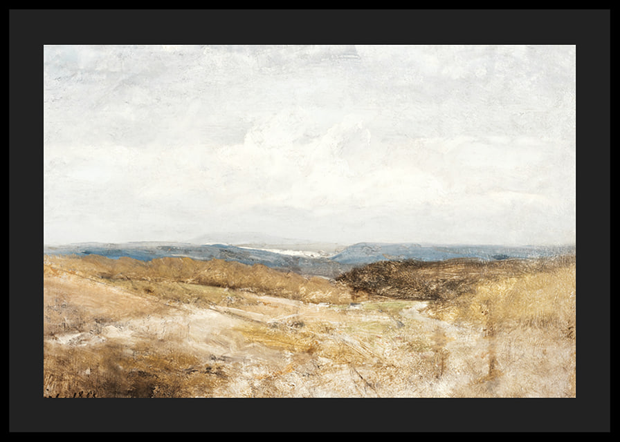 Paysage De Collines By Henri Harpignies-12