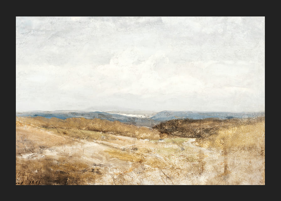 Paysage De Collines By Henri Harpignies-12