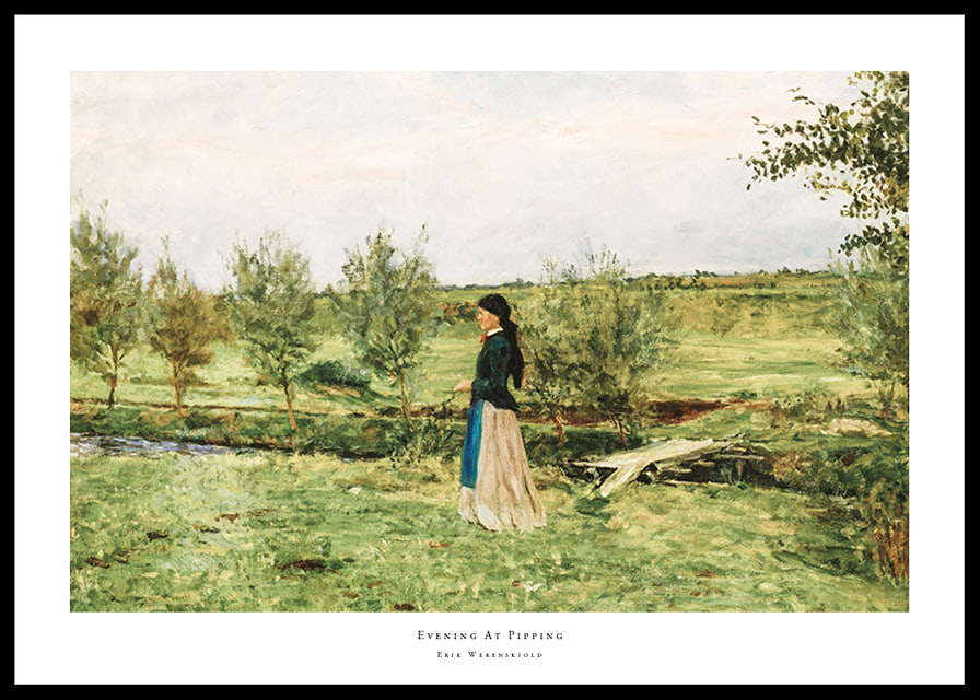 Evening At Pipping By Erik Werenskiold-12