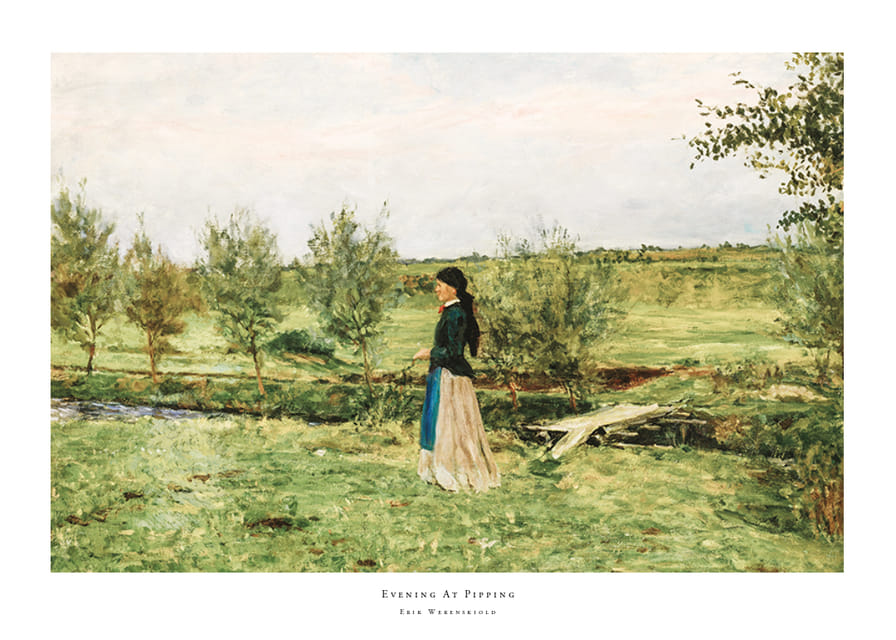 Evening At Pipping By Erik Werenskiold-12