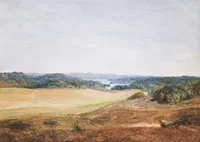 Landscape Near Silkeborg Jutland By Dankvart Dreyer-9