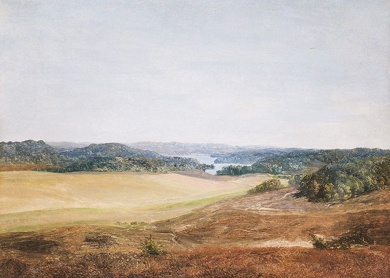 Landscape Near Silkeborg Jutland By Dankvart Dreyer-12