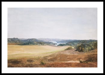 Poster Landscape Near Silkeborg Jutland By Dankvart Dreyer